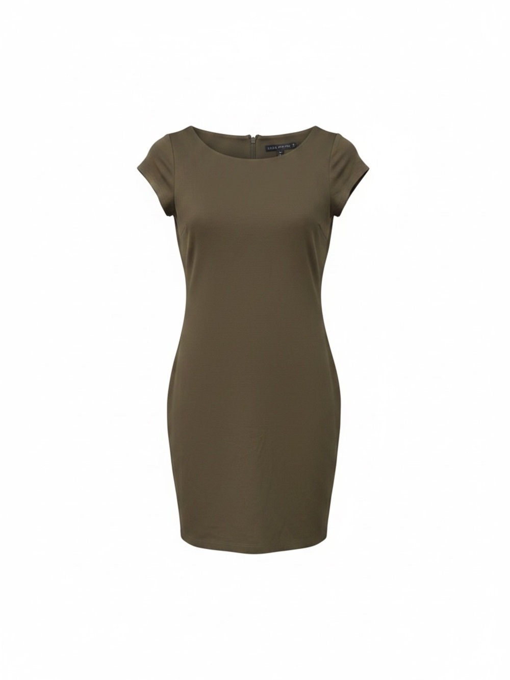 Alice + Olivia Employed Bodycon Cap-Sleeve Army Green Mini Dress NWT Size 10